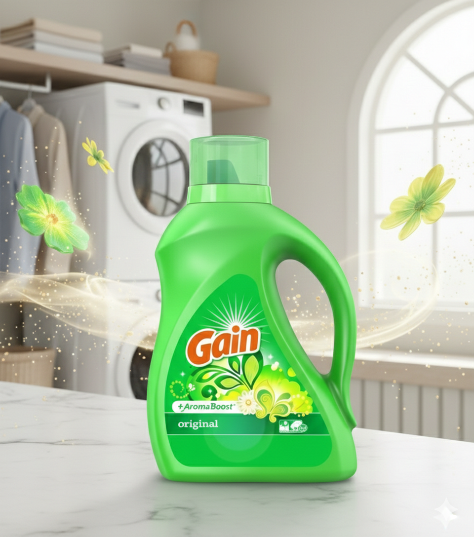 (Précommande) Lessive Liquide Gain Original – Fraîcheur +AromaBoost™